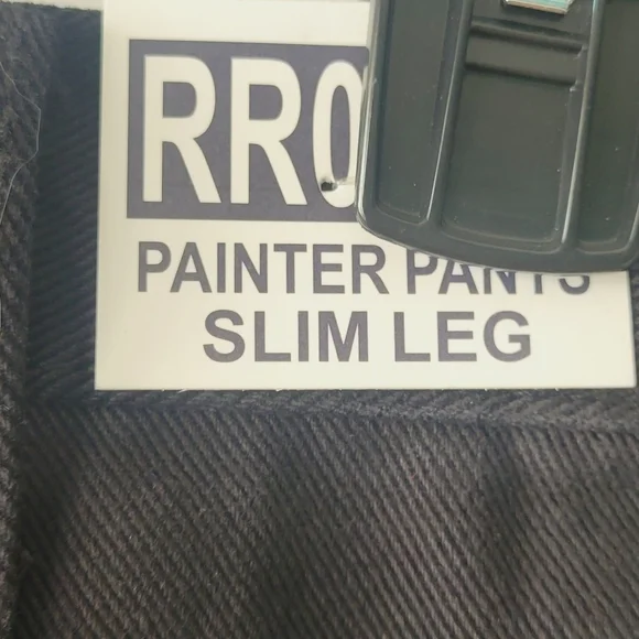 J. Galt Brandy Melville Painter Pants Black Slim Leg Size Small - Picture 6 of 8